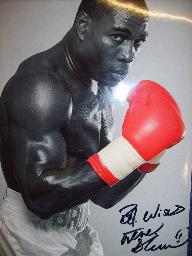 Frank Bruno signed  photo