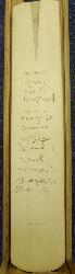 England 2000 signed cricket bat