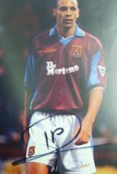 Rio Ferdinand in west ham colours