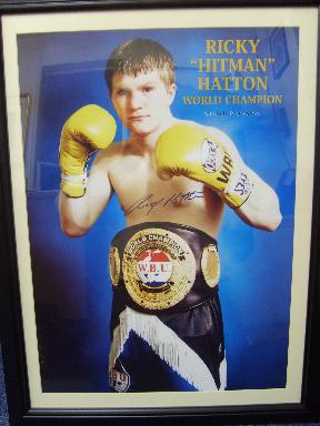 Ricky Hitman Hatton framed