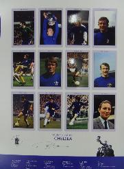 Chelsea 1970 cup winners print signed by Ron Chopper Harris 