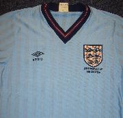 Kenny Sansom  issued  worn? World cup Mexico 1986 shirt