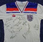 Kenny Sansom England 1982 issued shirt