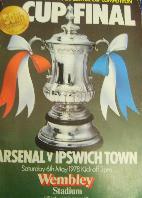 Arsenal v Ipswich Town 1978 FA Cup Final programme