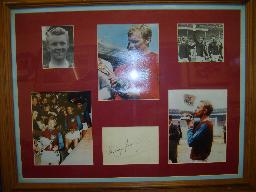 Bobby Moore Montage with signature