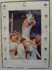 Leeds United FA Cup winners signed print