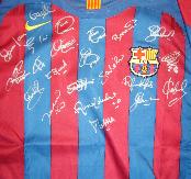 Barcelona shirt  multi signed