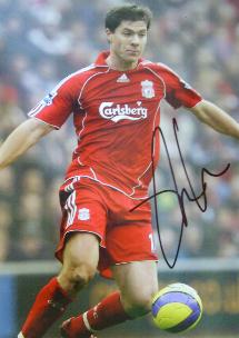 Xabi Alonso Liverpool star signed photo save 40