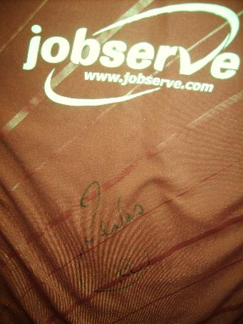 West Ham Star Carlos Tevez signed home shirt
