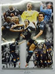 West Ham The Great Escape montage signed by Alan Curbishley