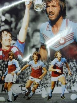 West Ham legendary skipper signed  Billy Bonds montage