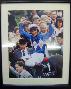 111 Frankie Dettori signed & framed