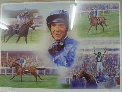 1111 Frankie Dettori's winners large framed signed