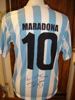 Maradonna signed shirt