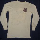 Bobby Moore worn shirt from the 1966 World Cup