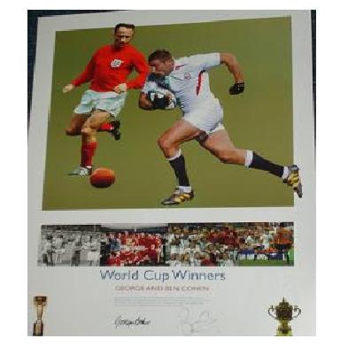 World Cup Winners signed by Ben & George Cohen