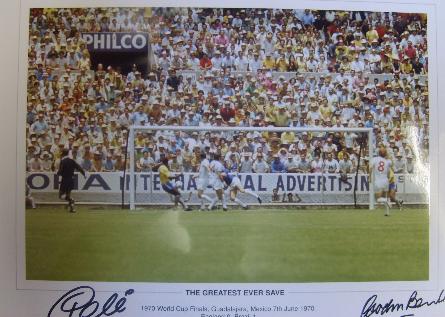 Gordon Banks  Greatest Save signed print