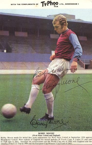 West Ham Bobby Moore signed image