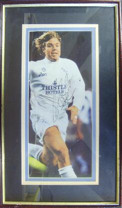 Leeds United Star Thomas Brolin  signed