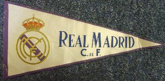 Real Madrid Pennant from Ray Wilson collection