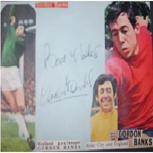 Signed Gordon Banks Picture