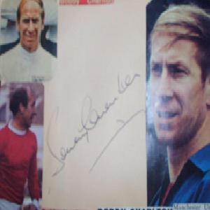  Bobby Charlton autograph