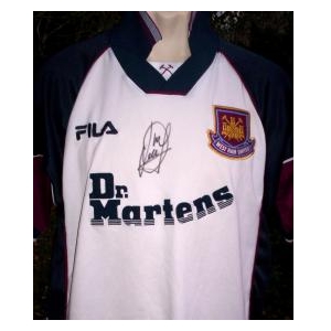 West Ham shirt signed by Di Canio.