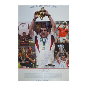 Martin Johnson signed Roll of honour