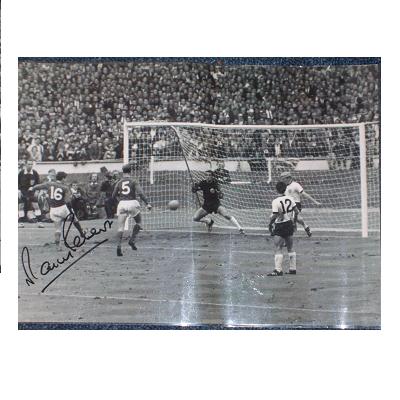 Martin Peters 1966 goal signed 