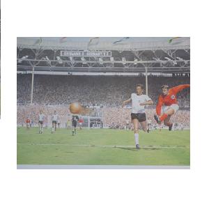 1966 Geoff Hurst 3rd Hatrick goal print