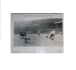 Geoff Hurst 1966 goal  poster