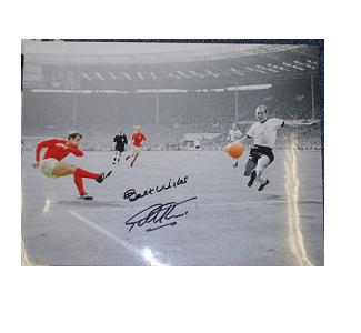 Geoff Hurst 2nd World Cup goal signed 