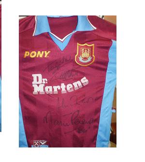 West Ham signed shirt