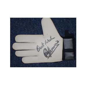 Ray Clemence  signed goalkeeper glove