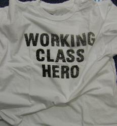 A Free Offer!!  John Lennon Working Class Hero T shirt when you spend 50 or more